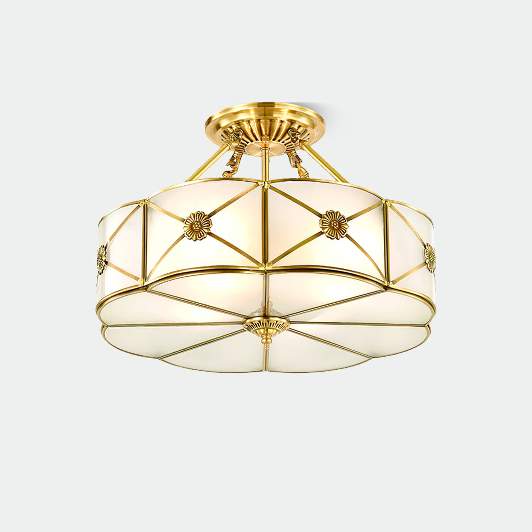 Ismara Glass Ceiling Light-Moonnatur