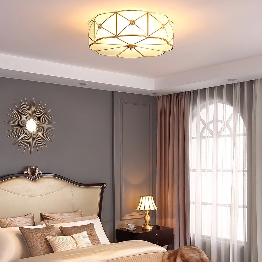 Ismara Glass Ceiling Light-Moonnatur
