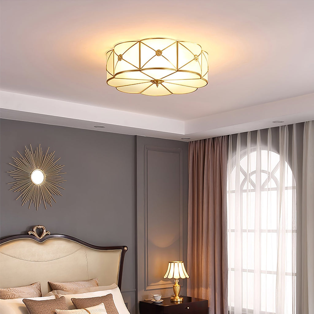 Ismara Glass Ceiling Light-Moonnatur
