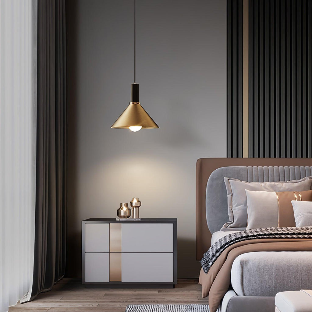 Casterhill Brass Pendant Light-Moonnatur