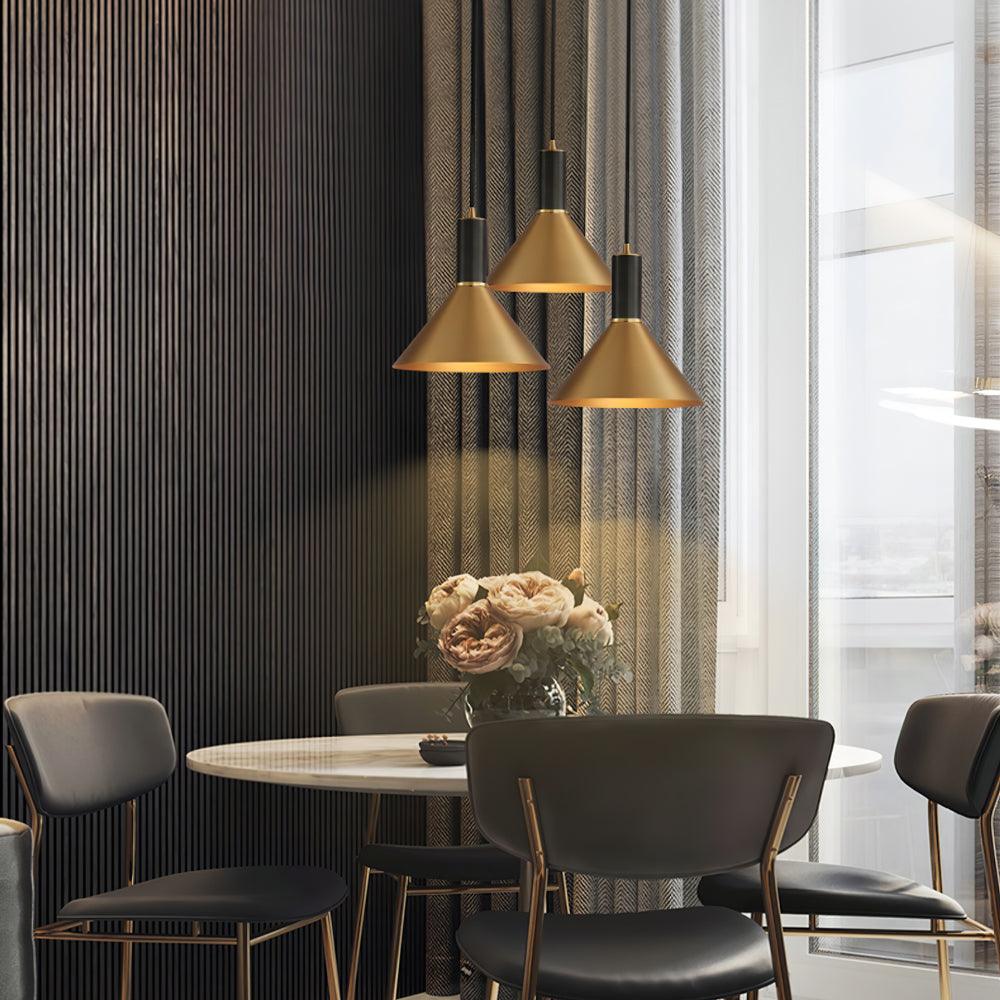 Casterhill Brass Pendant Light-Moonnatur