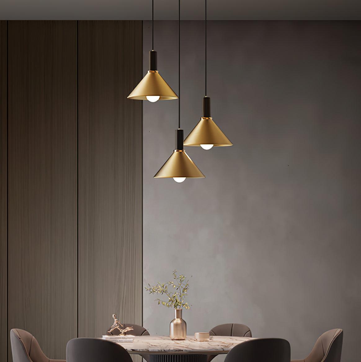 Casterhill Brass Pendant Light-Moonnatur