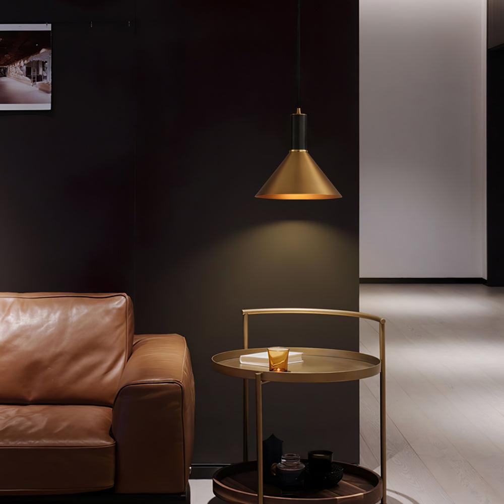 Casterhill Brass Pendant Light-Moonnatur