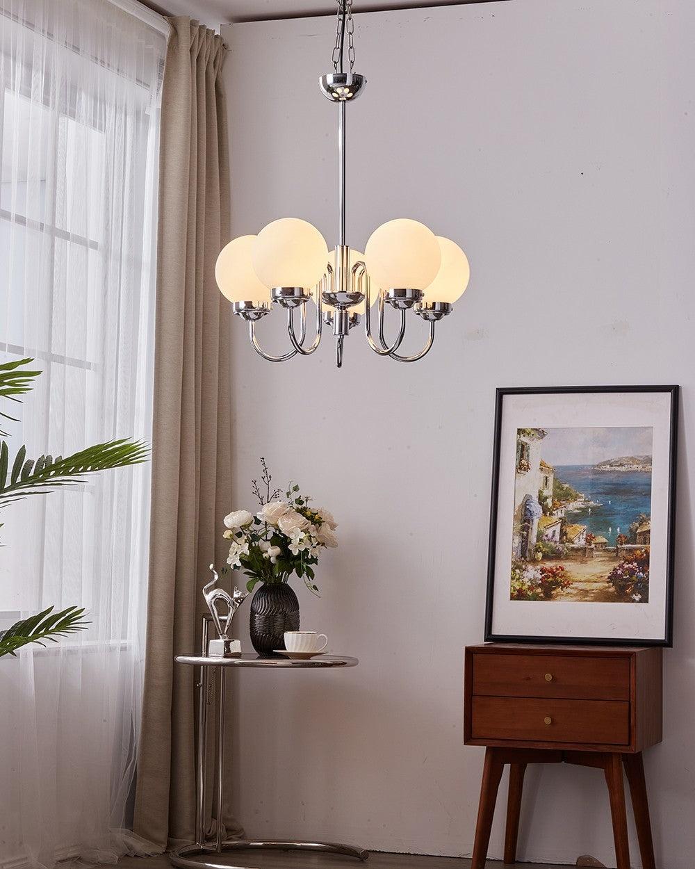Laeliel Glass Chandelier-Moonnatur