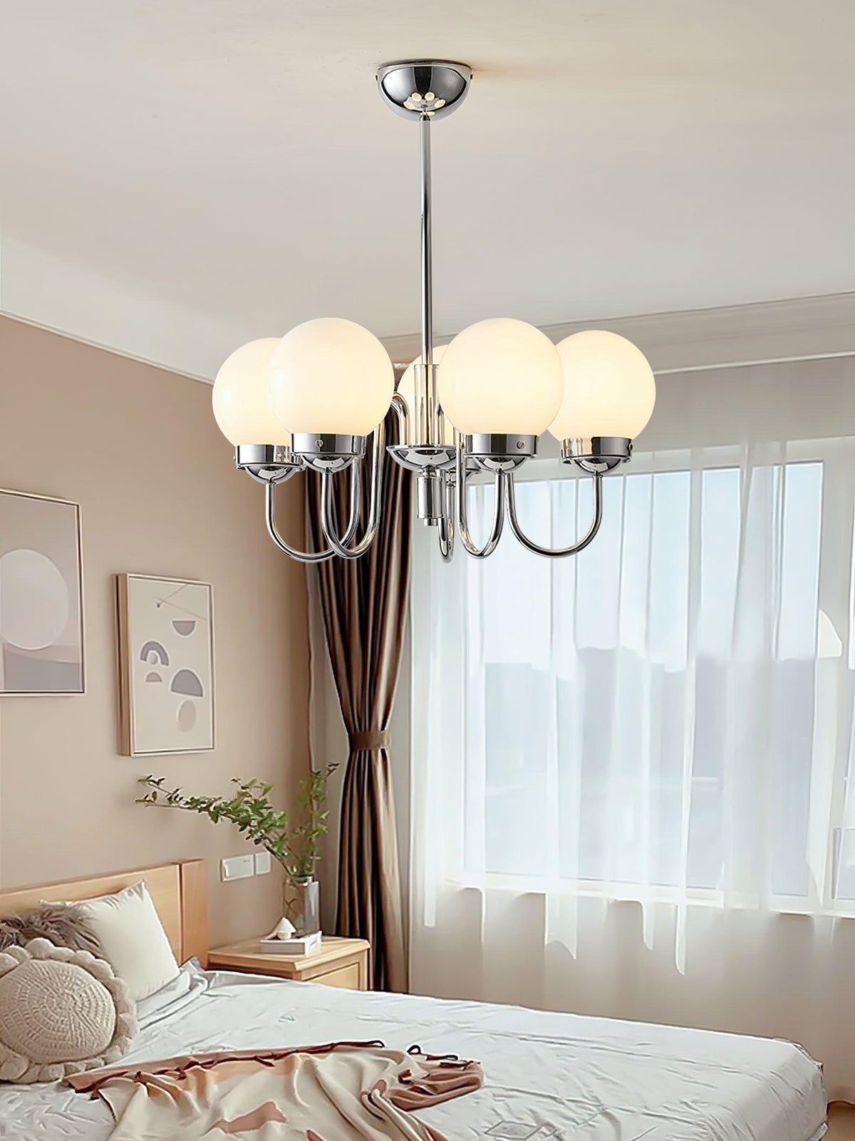 Laeliel Glass Chandelier-Moonnatur