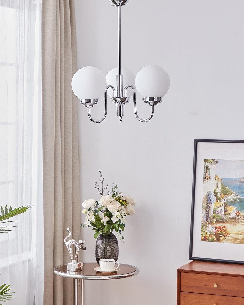 Laeliel Glass Chandelier-Moonnatur