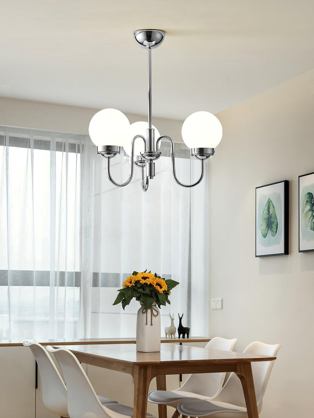 Laeliel Glass Chandelier-Moonnatur