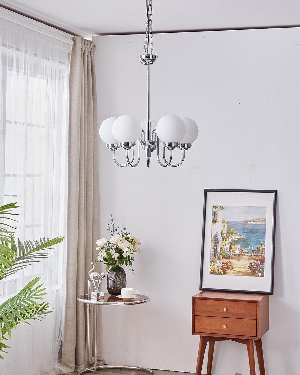 Laeliel Glass Chandelier-Moonnatur