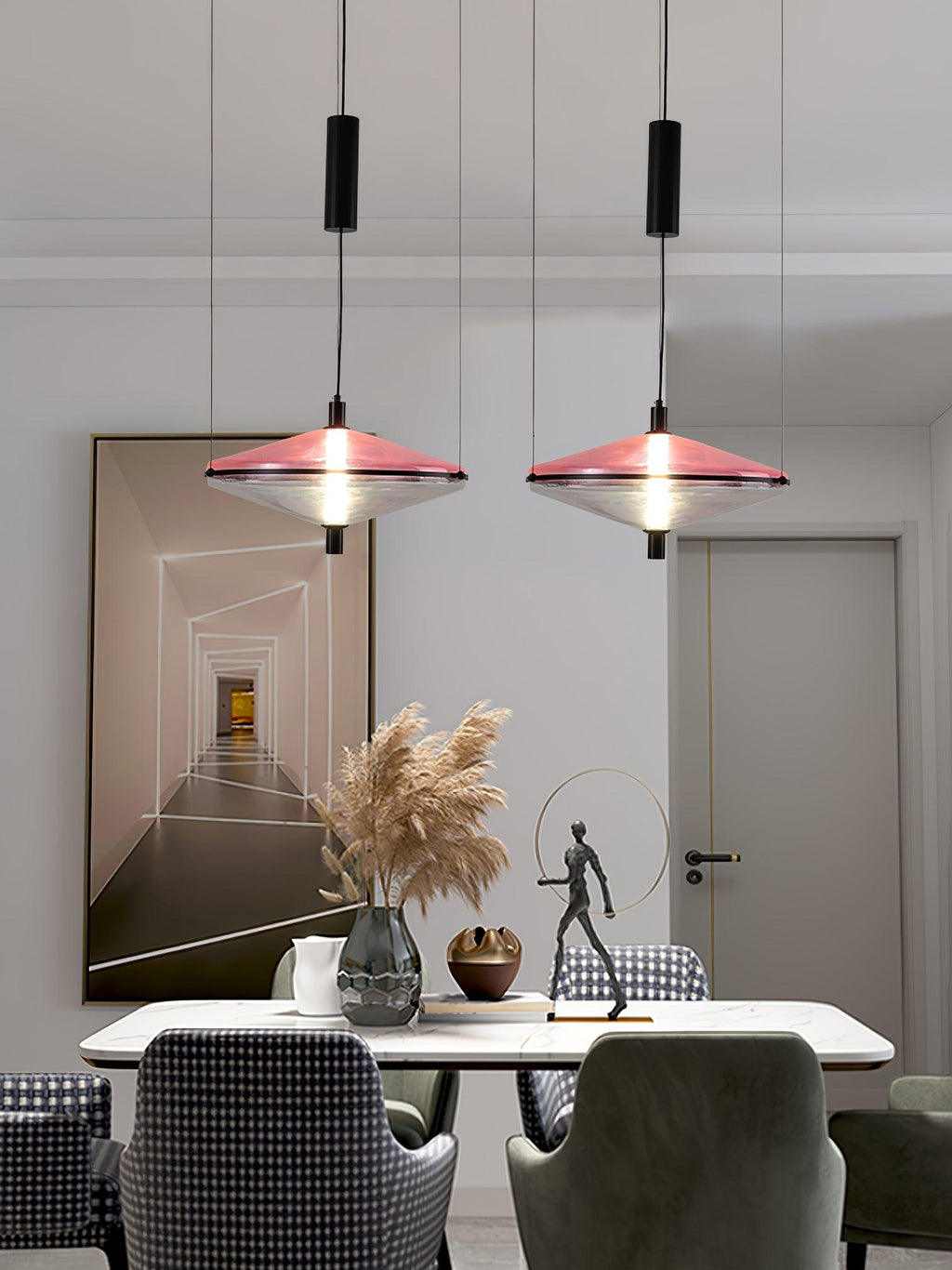 Pereneth Acrylic Pendant Light-Moonnatur