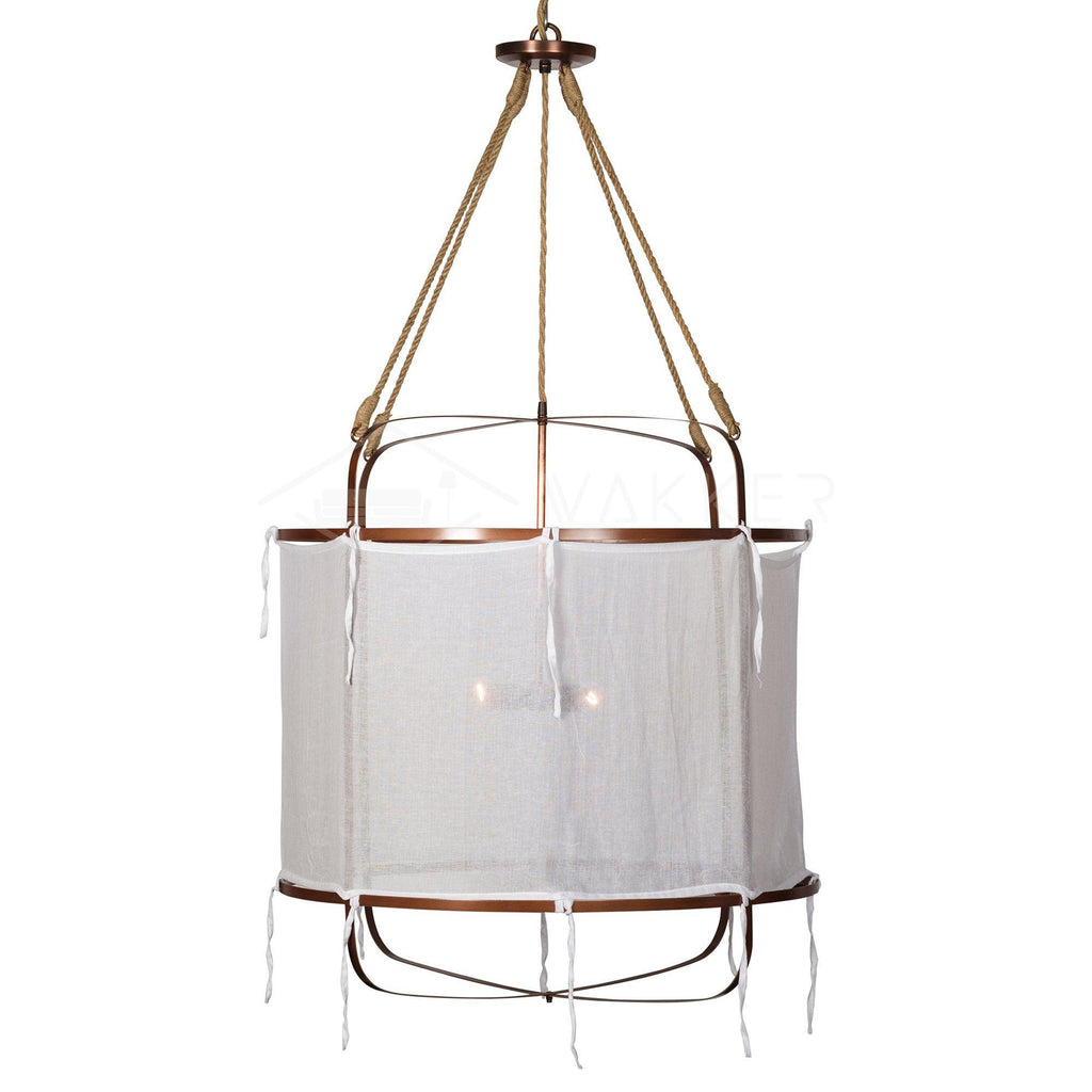 Jisara Linen Pendant Light-Moonnatur