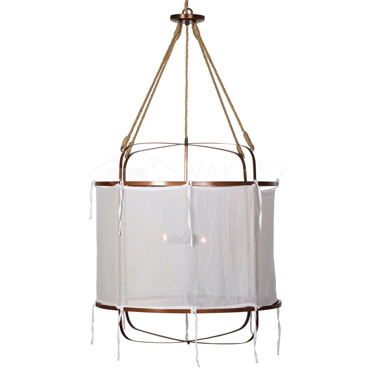 Jisara Linen Pendant Light-Moonnatur