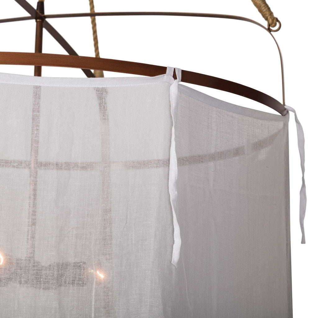 Jisara Linen Pendant Light-Moonnatur