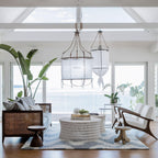 Jisara Linen Pendant Light-Moonnatur
