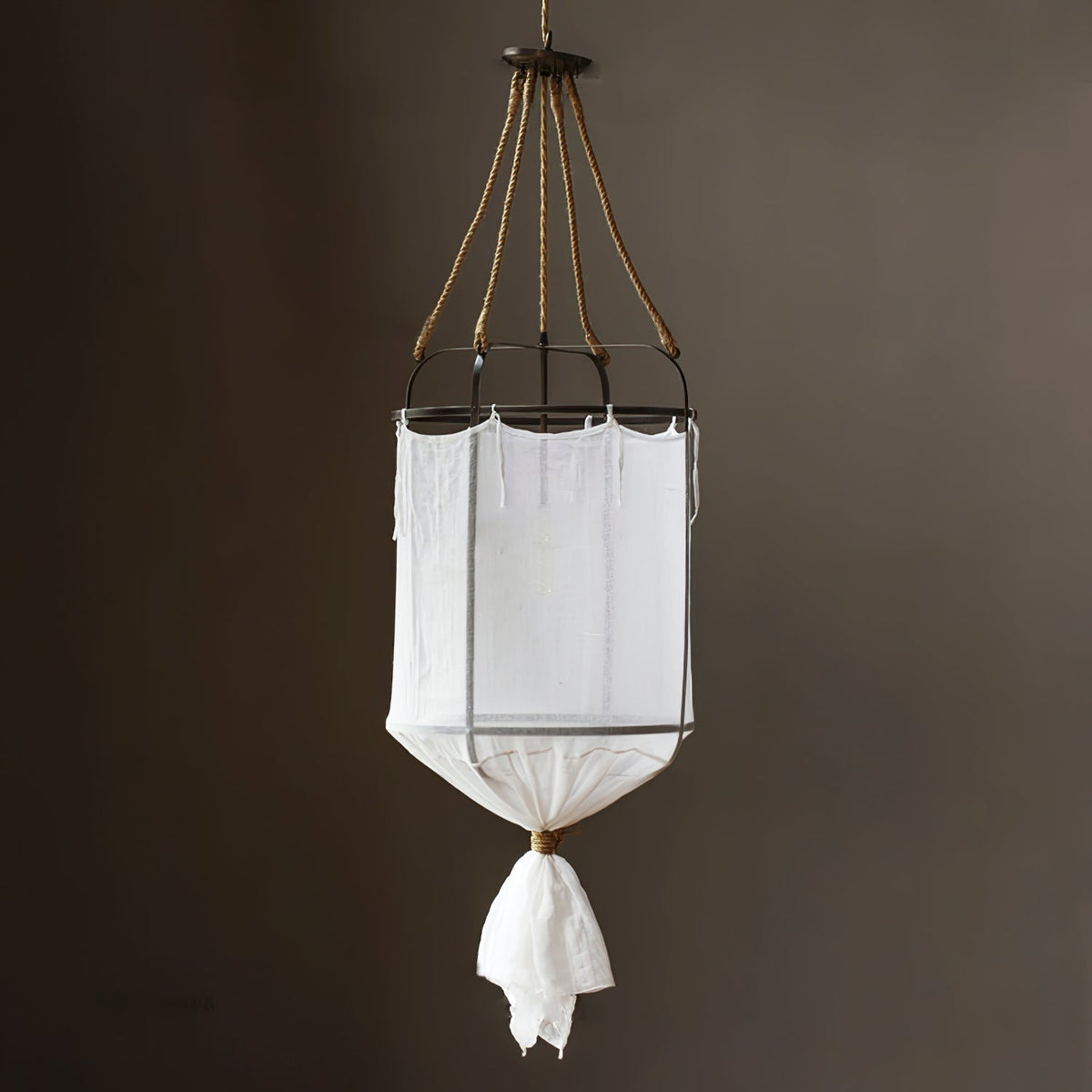 Jisara Linen Pendant Light-Moonnatur