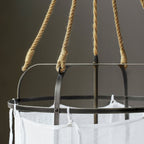 Jisara Linen Pendant Light-Moonnatur