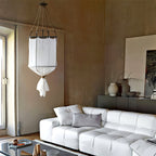 Jisara Linen Pendant Light-Moonnatur