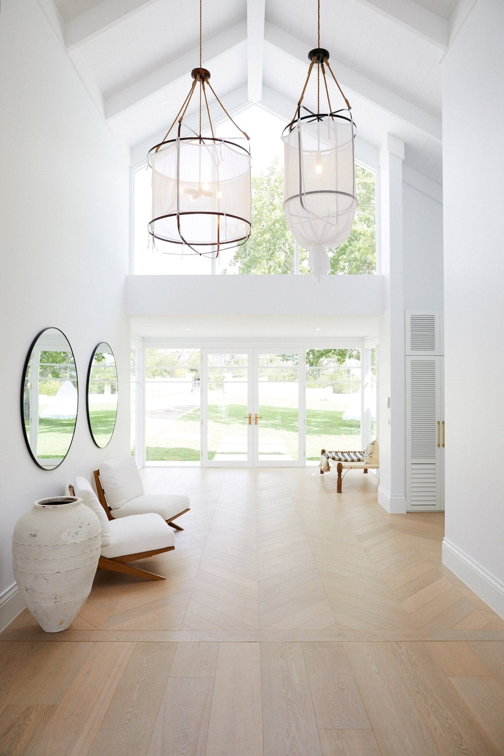 Jisara Linen Pendant Light-Moonnatur