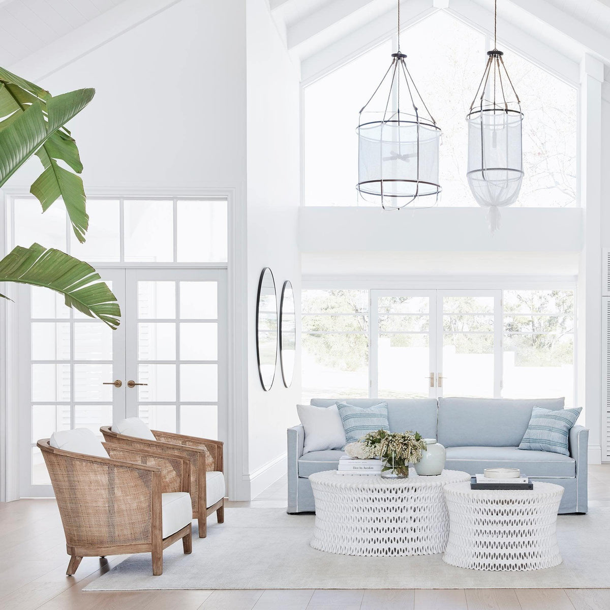 Jisara Linen Pendant Light-Moonnatur
