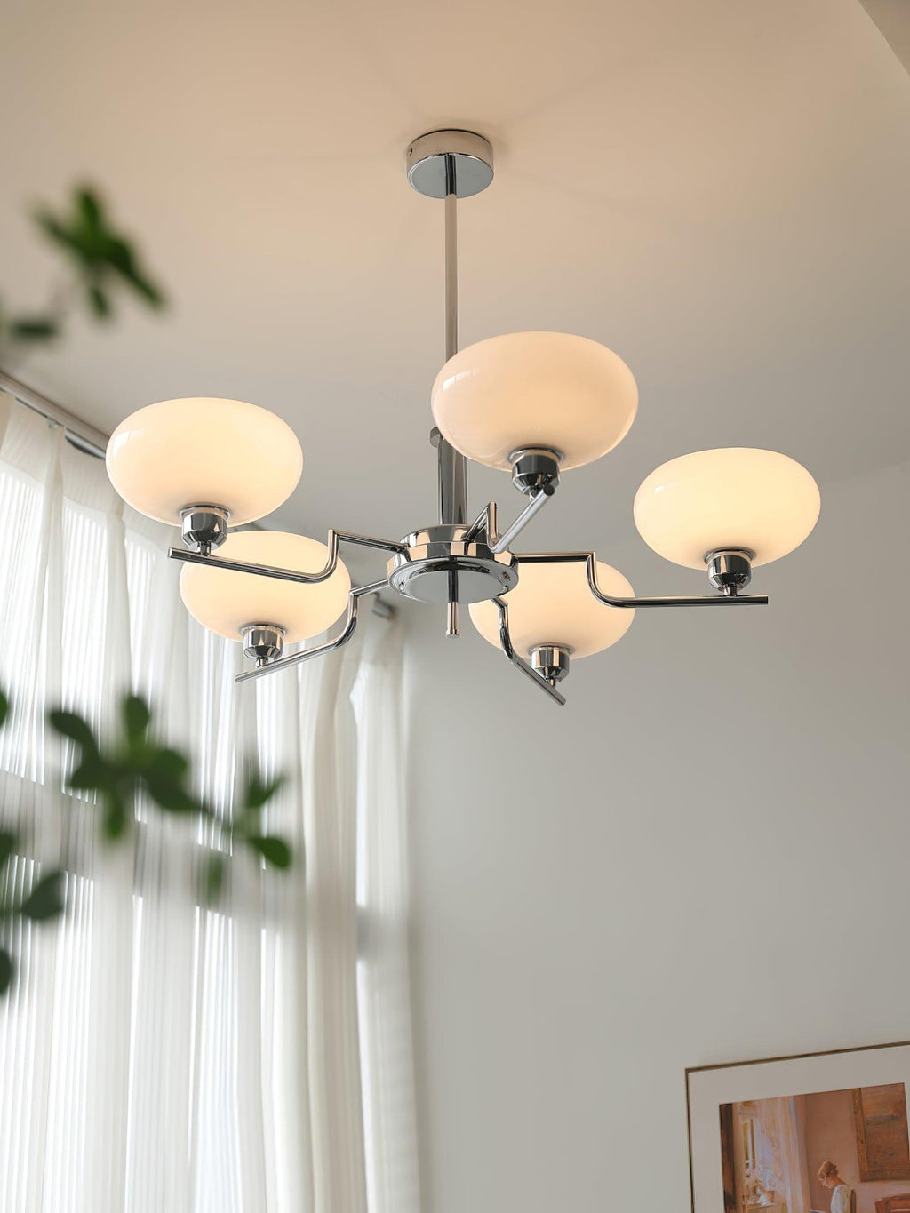 Ilyrra Glass Chandelier-Moonnatur