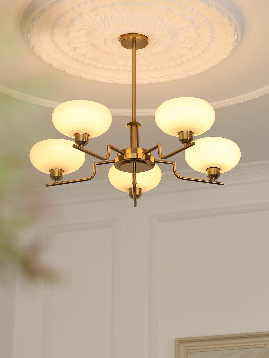 Ilyrra Glass Chandelier-Moonnatur