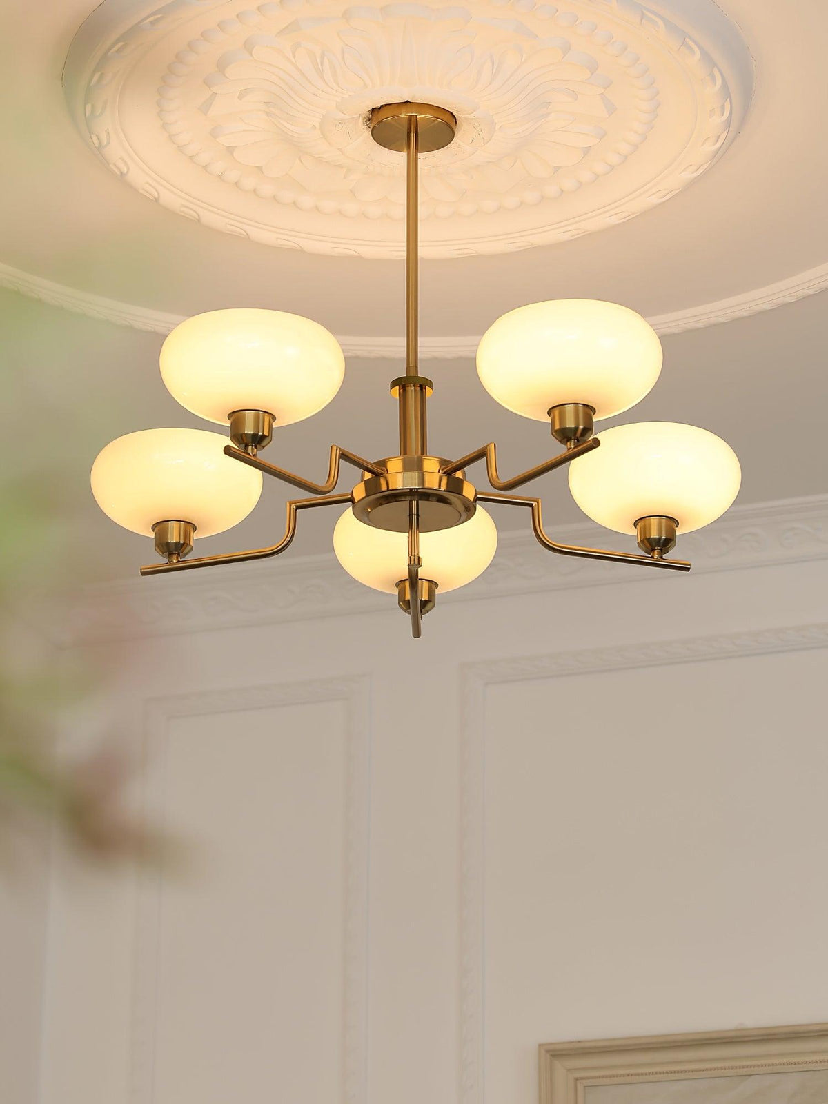 Ilyrra Glass Chandelier-Moonnatur