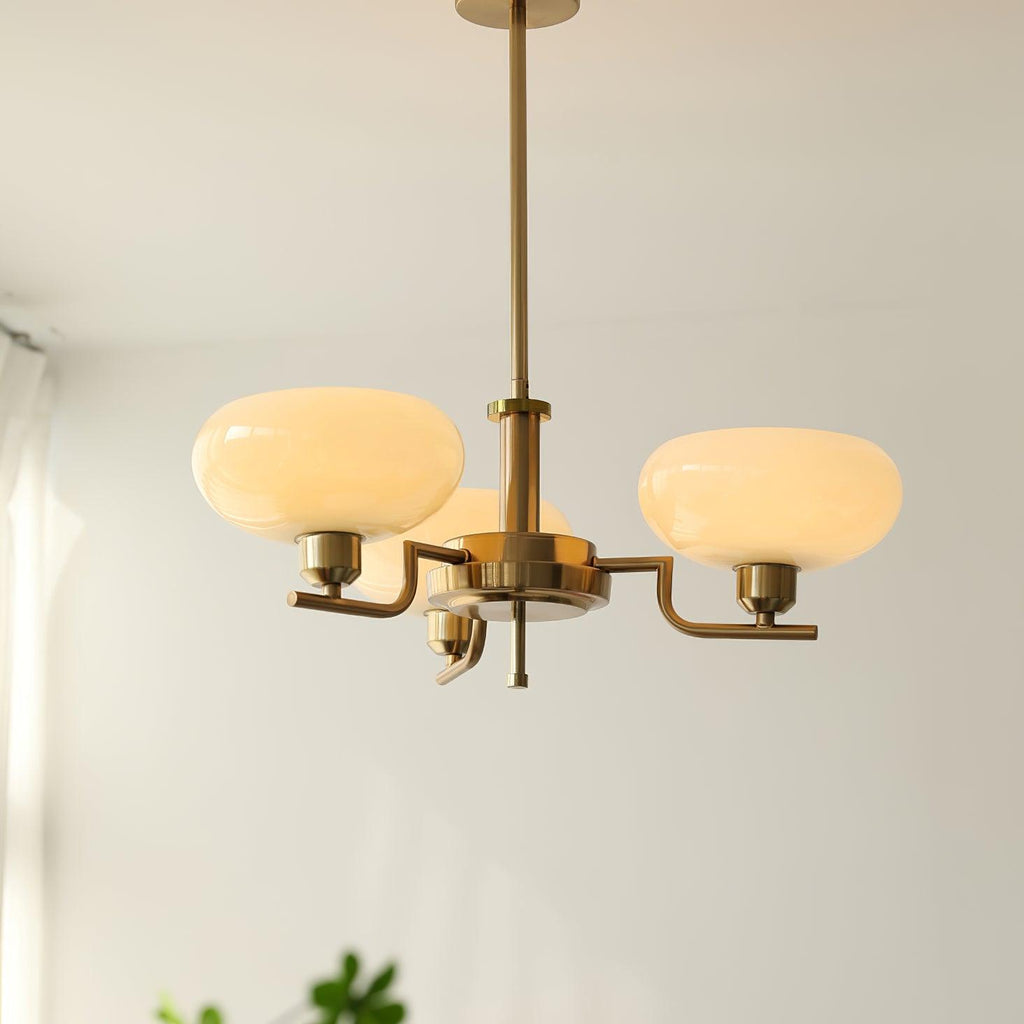 Ilyrra Glass Chandelier-Moonnatur
