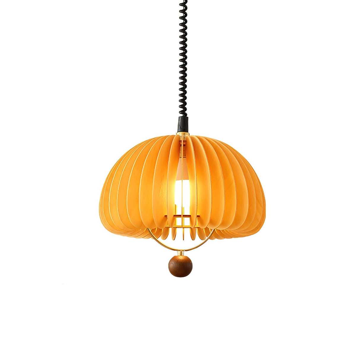 Farenina Wood Pendant Light-Moonnatur