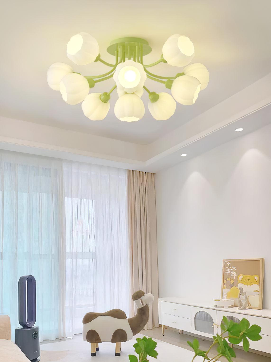 Ovelwyn Glass Ceiling Light-Moonnatur