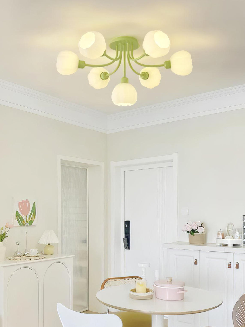 Ovelwyn Glass Ceiling Light-Moonnatur