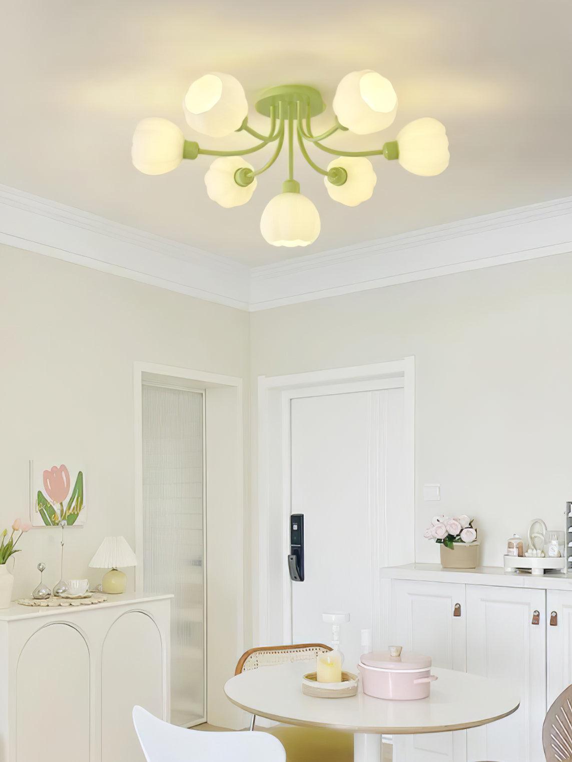 Ovelwyn Glass Ceiling Light-Moonnatur