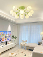Ovelwyn Glass Ceiling Light-Moonnatur