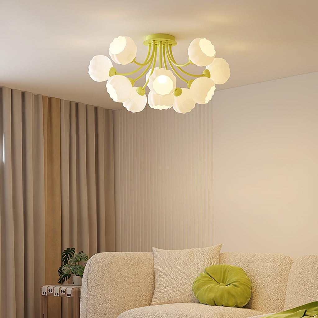 Ovelwyn Glass Ceiling Light-Moonnatur