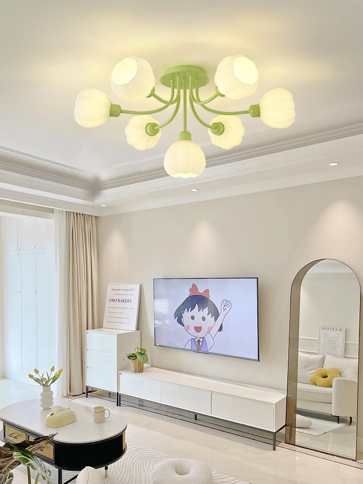 Ovelwyn Glass Ceiling Light-Moonnatur