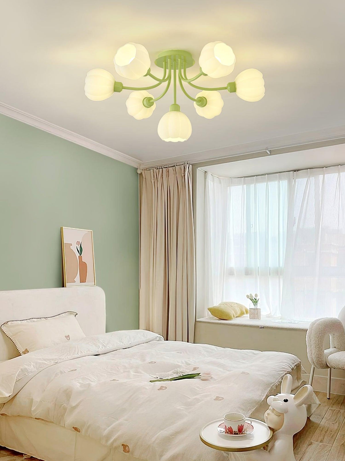 Ovelwyn Glass Ceiling Light-Moonnatur