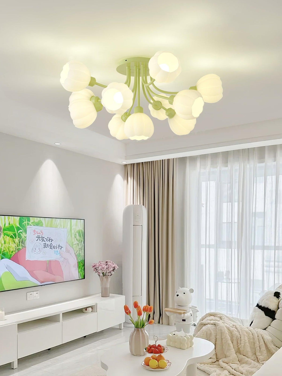 Ovelwyn Glass Ceiling Light-Moonnatur