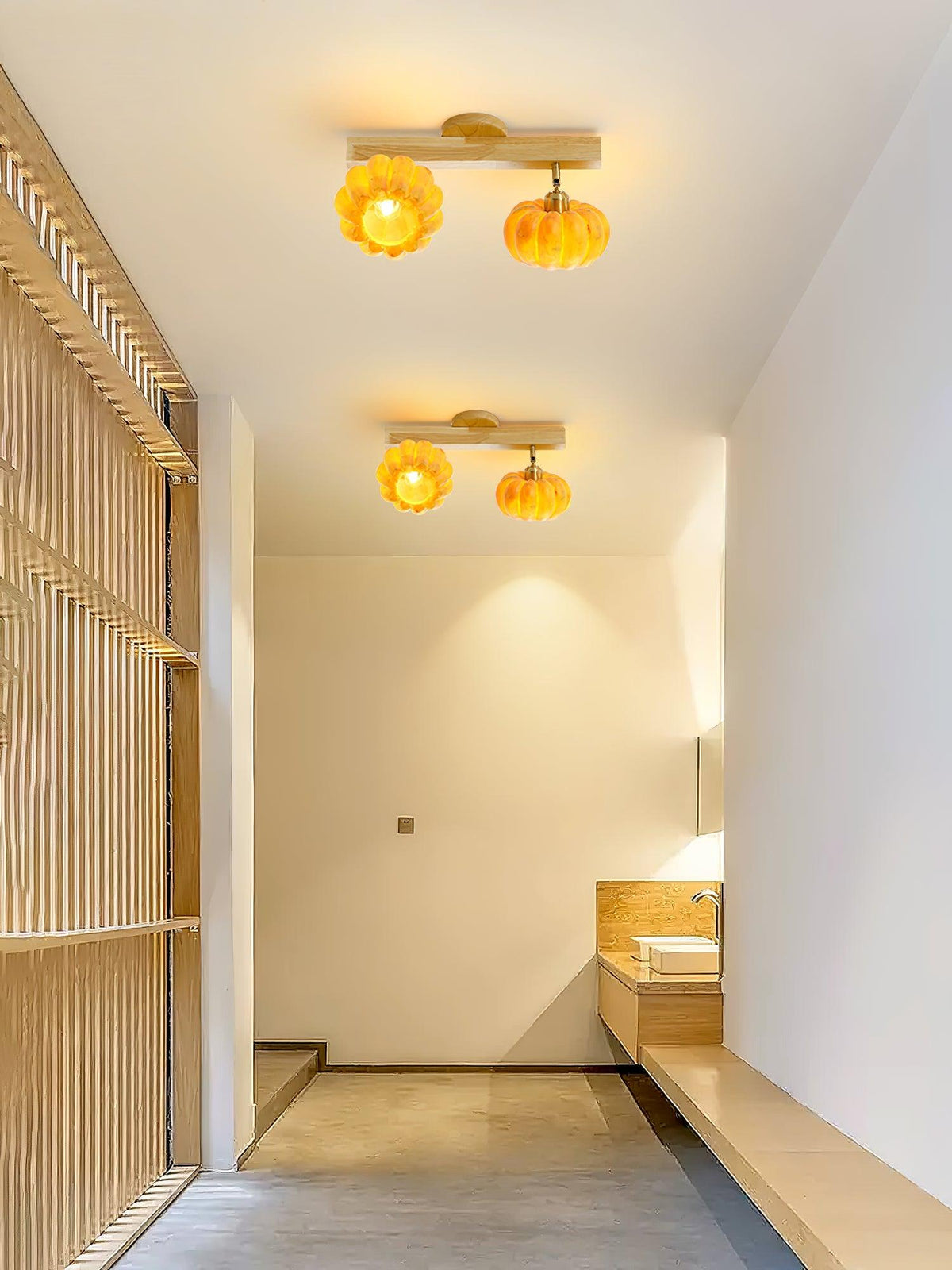 Yarrelford Resin Ceiling Light-Moonnatur