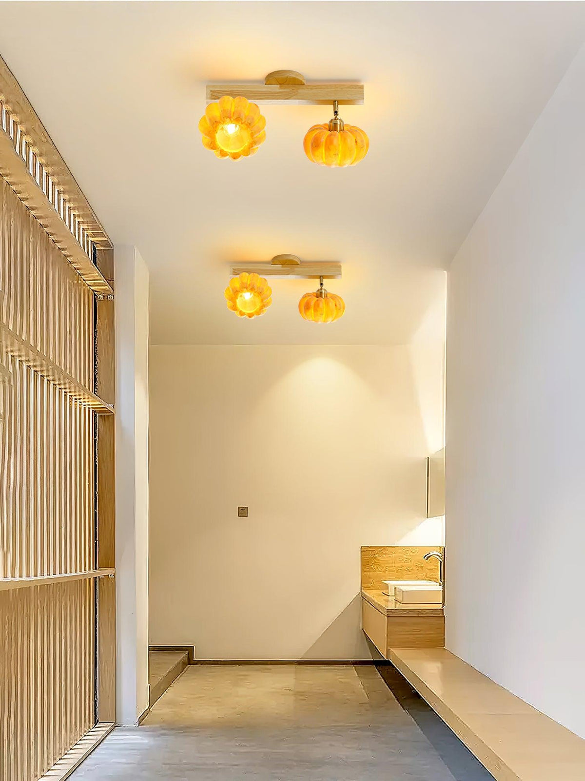 Yarrelford Resin Ceiling Light-Moonnatur