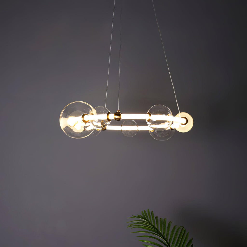 Maelelle Glass Chandelier-Moonnatur