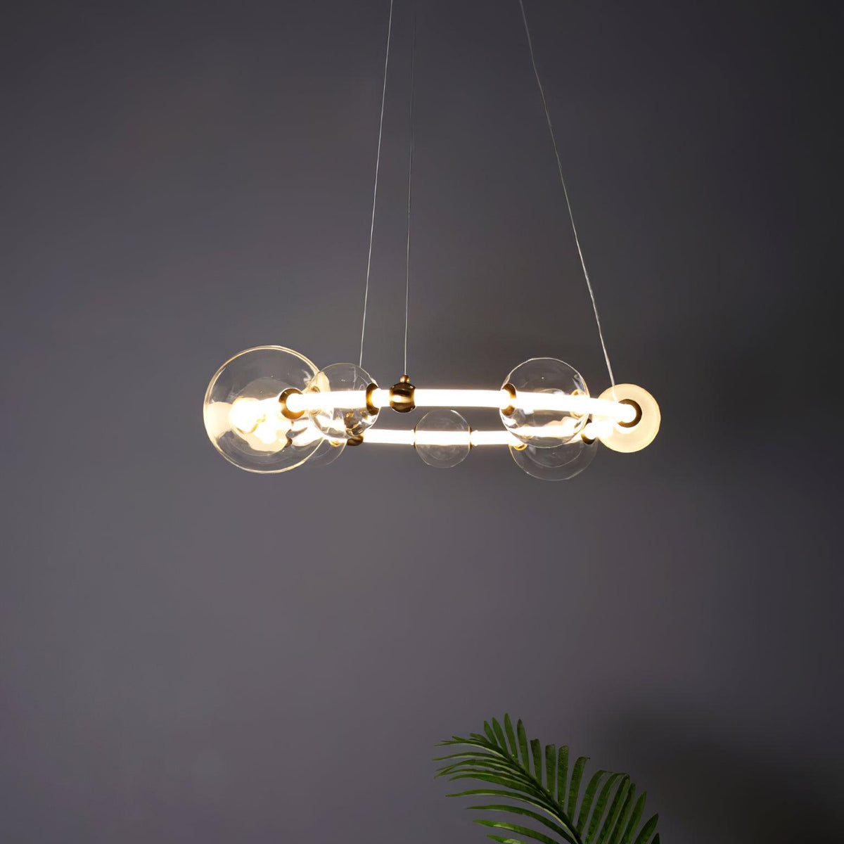 Maelelle Glass Chandelier-Moonnatur