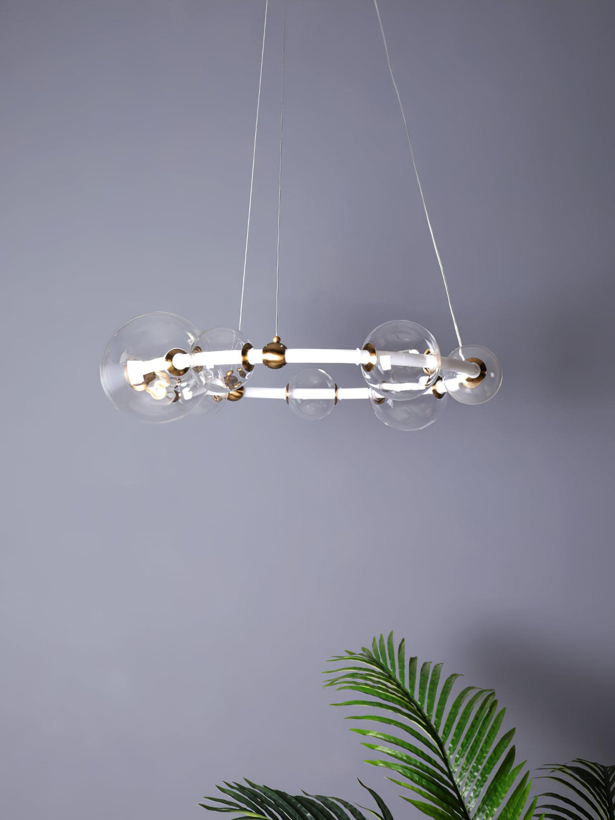 Maelelle Glass Chandelier-Moonnatur