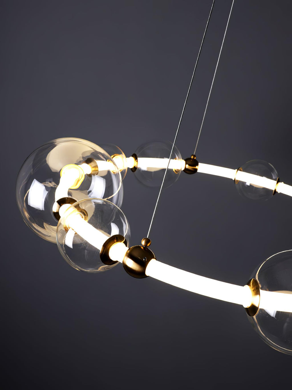 Maelelle Glass Chandelier-Moonnatur