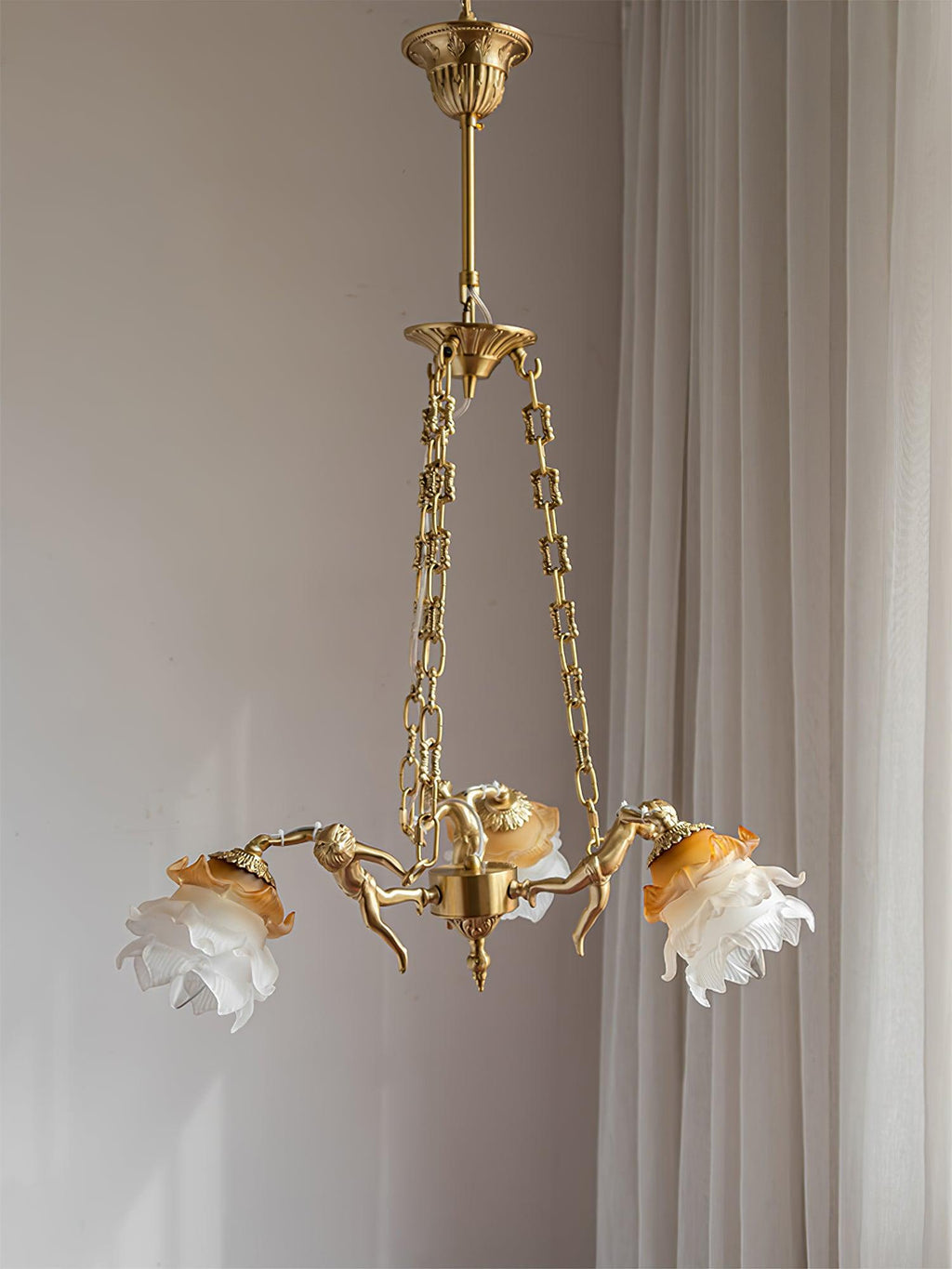 Erenina Brass Chandelier-Moonnatur