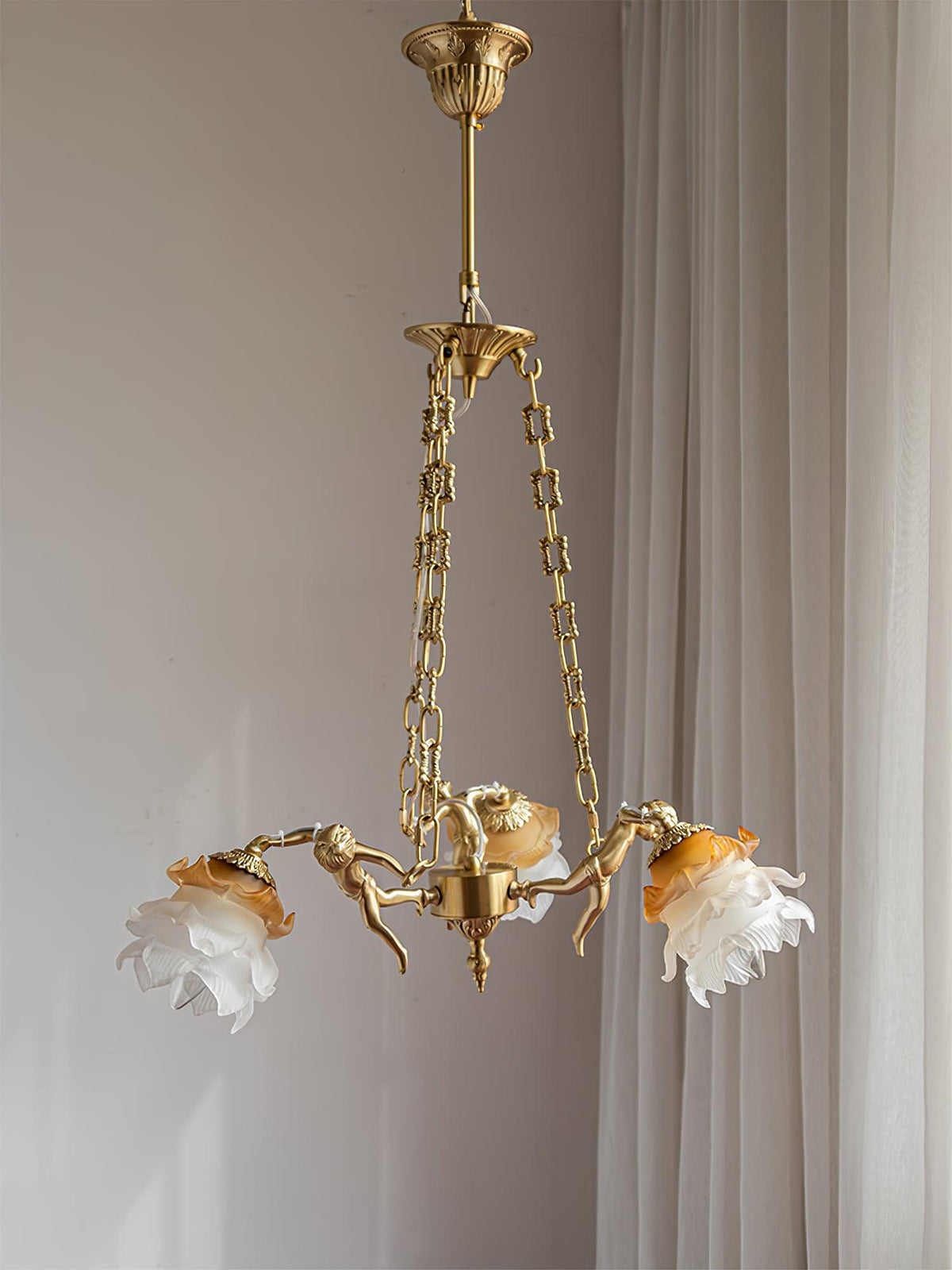 Erenina Brass Chandelier-Moonnatur