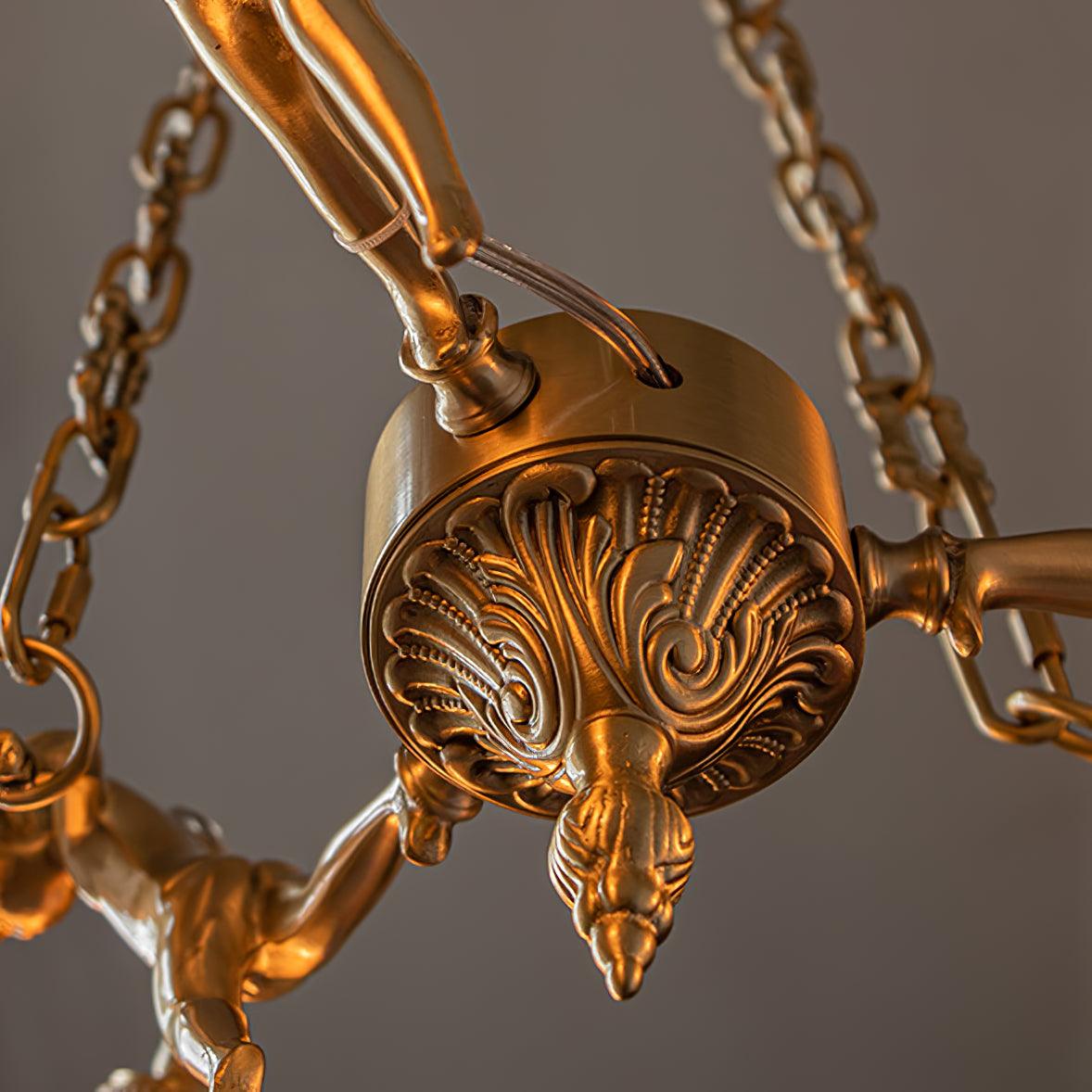 Erenina Brass Chandelier-Moonnatur