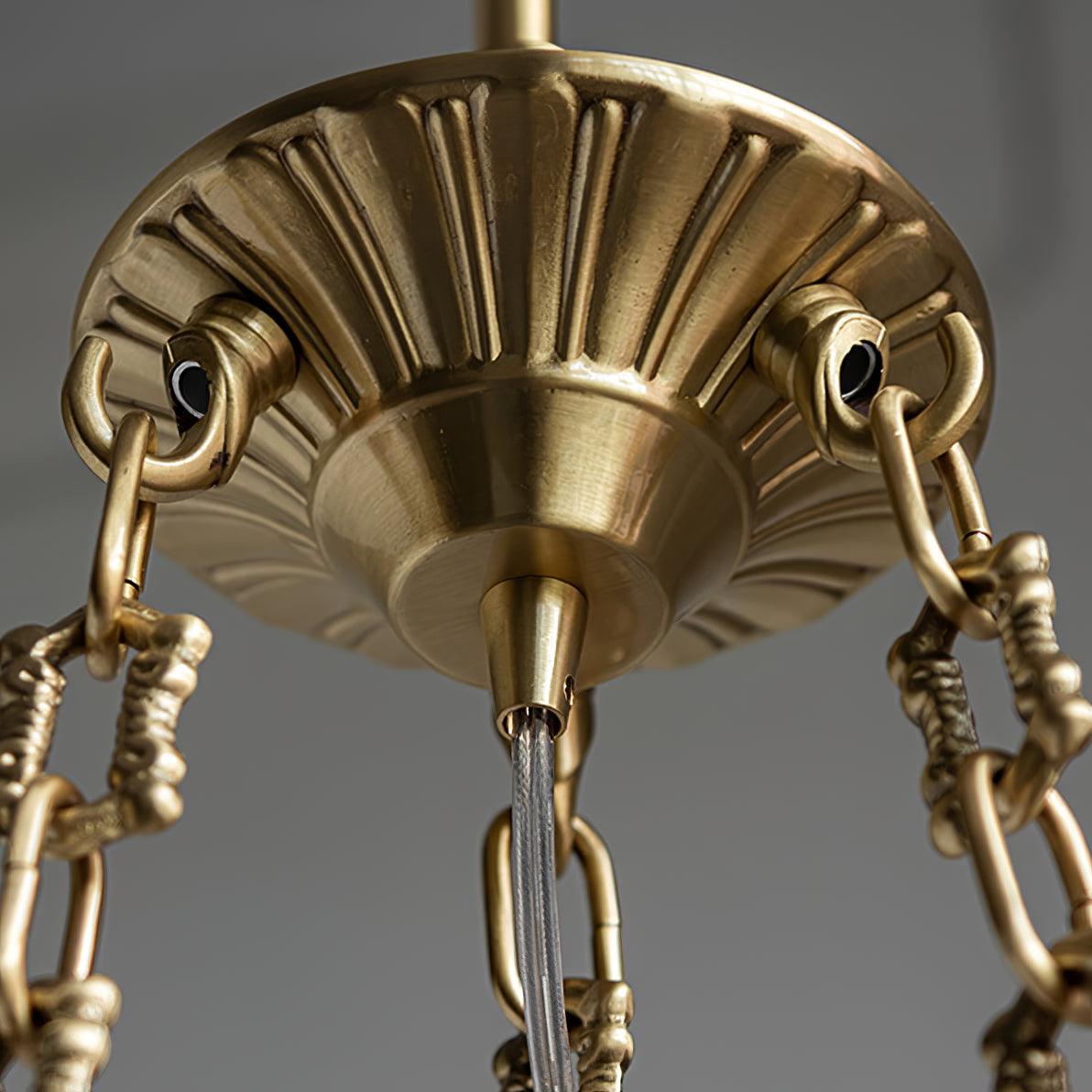 Erenina Brass Chandelier-Moonnatur