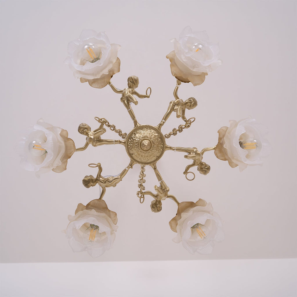 Erenina Brass Chandelier-Moonnatur