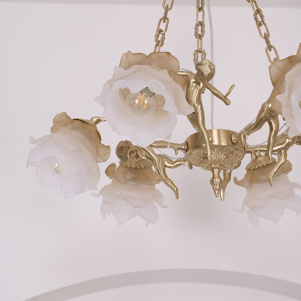 Erenina Brass Chandelier-Moonnatur