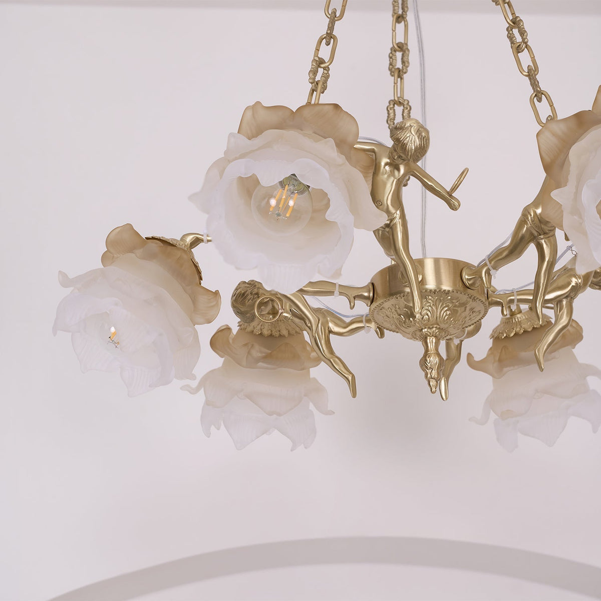 Erenina Brass Chandelier-Moonnatur