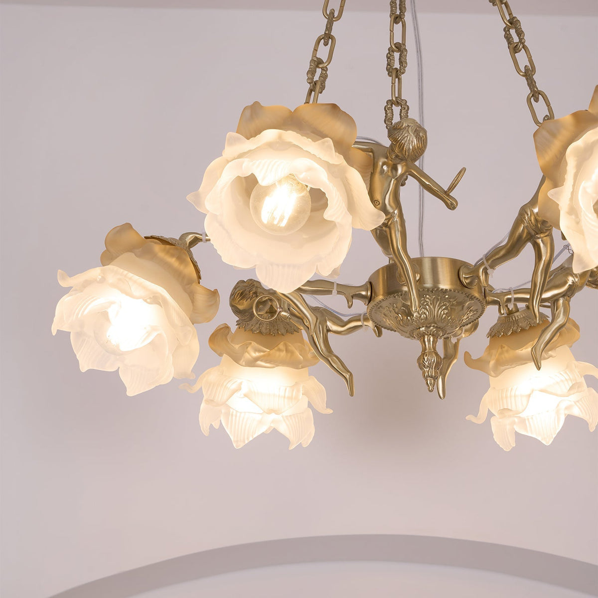 Erenina Brass Chandelier-Moonnatur