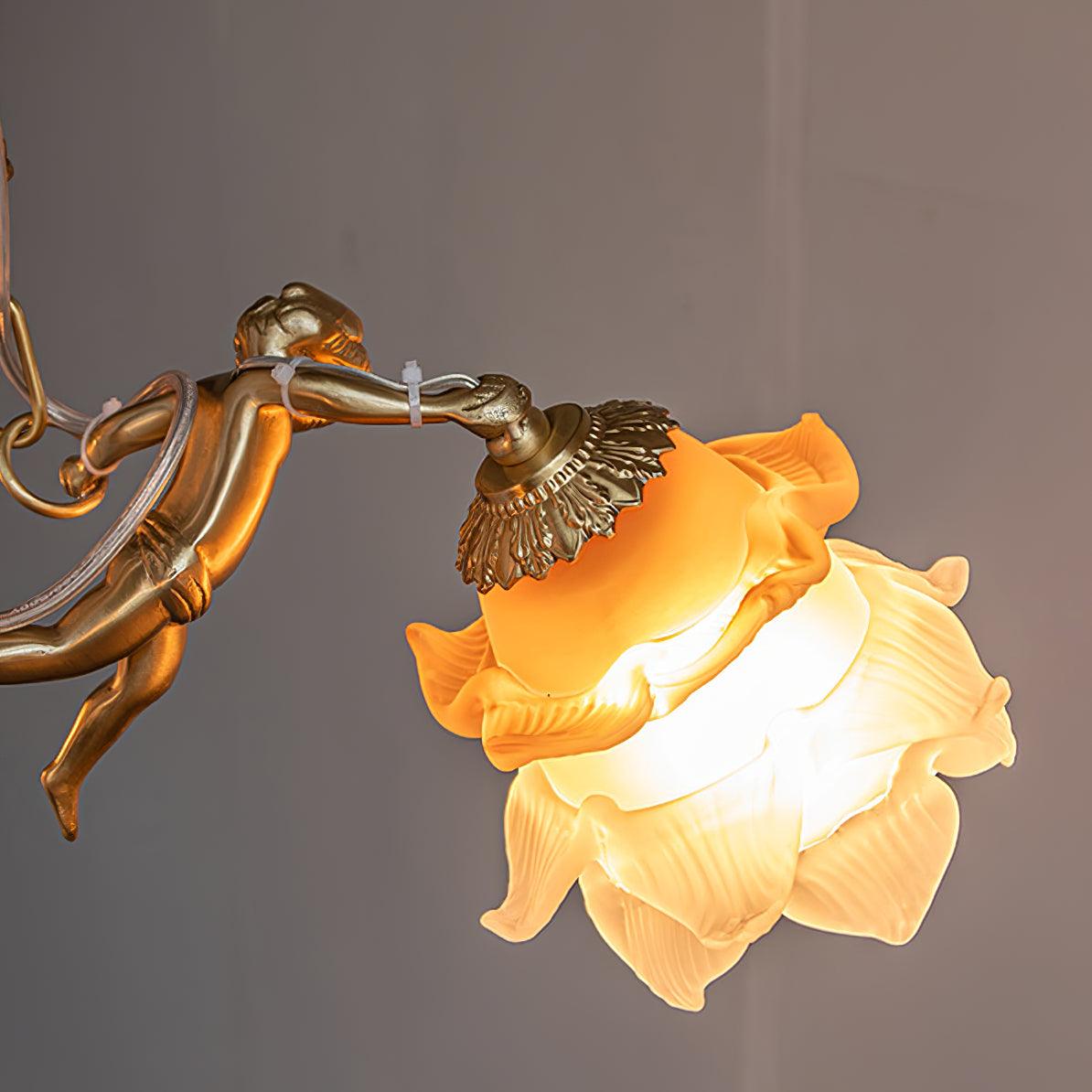 Erenina Brass Chandelier-Moonnatur